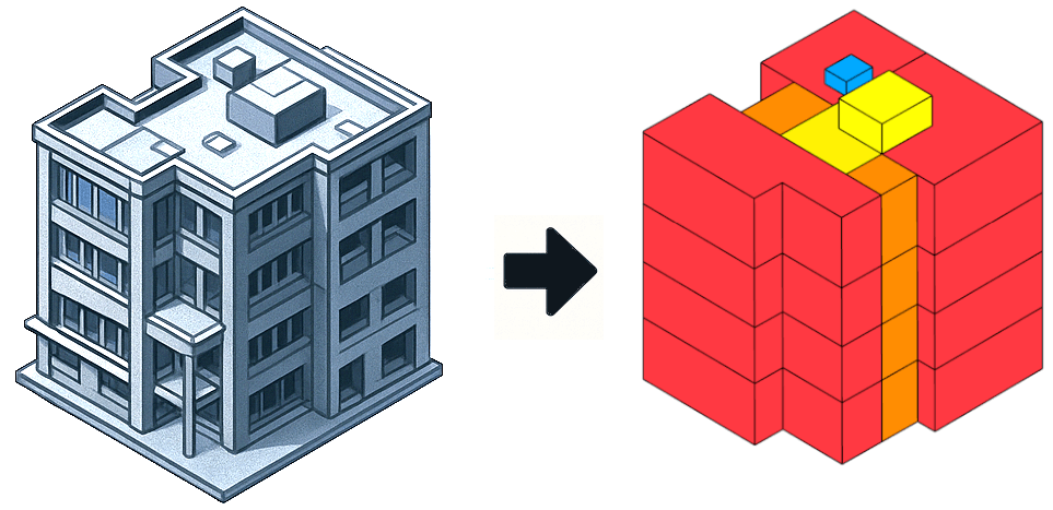 Minimal BIM transformation - from detailed to simplified model